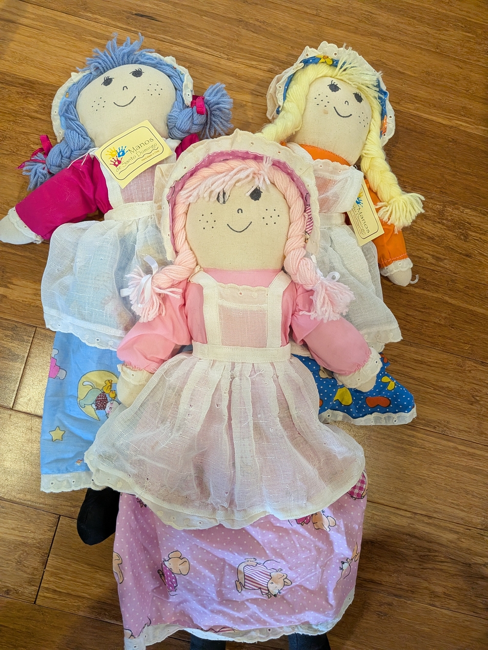Handmade In chili Set Of 3 Rag Dolls